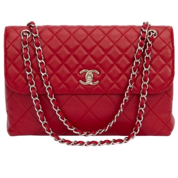 CHANEL Handbags - CHANEL Quilted Lambskin JUMBO CLASSIC Business BAG
